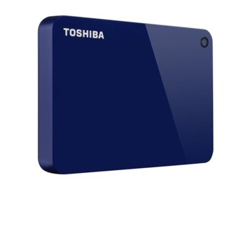 Твърд диск 3TB Toshiba Canvio Advance Blue (син), външен, 2.5" (6.35 см), USB 3.0 | JAR Computers Toshiba Canvio Advance 3TB blue
