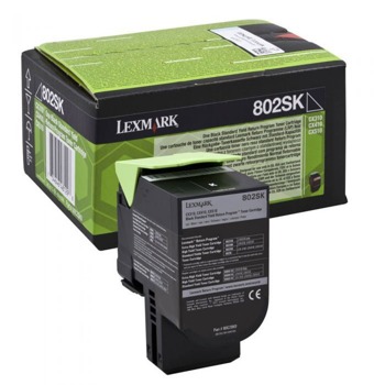 КАСЕТА ЗА LEXMARK CX310/410/510 Black 80C2SK0 (разопакован продукт) - P№80C2SK0 - Заб.:2.5K image