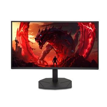 Монитор Acer Nitro KG241YX3bip (UM.QX1EE.312), 23.8" (60.45cm) IPS панел, 200Hz, Full HD, 0.5ms, 100 000 000:1, 300cd/m2, DisplayPort, HDMI | JAR Computers Acer Nitro KG241YX3bip UM.QX1EE.312