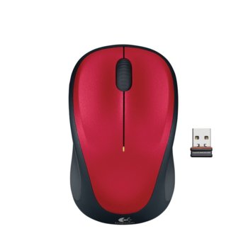 Logitech Wireless Mouse M235 Red