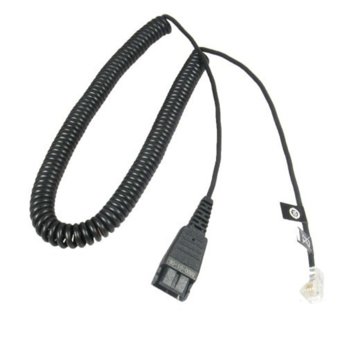 Свързващ кабел Jabra QD to RJ10, (8800-00-25) за Siemens | JAR Computers QD to RJ10