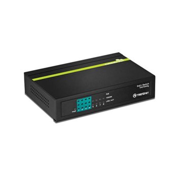 Суич TRENDnet TPE-TG44g, 8 Port 1000Mbps, PoE, Auto sensing | JAR Computers Switch TRENDnet TPE-TG44g