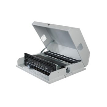 Комуникационен шкаф Mirsan MR-08-SLM, 19", 8U, 146 x 537 x 475, монтаж на таван, товароносимост 30кг., сив | JAR Computers Mirsan MR-08-SLM