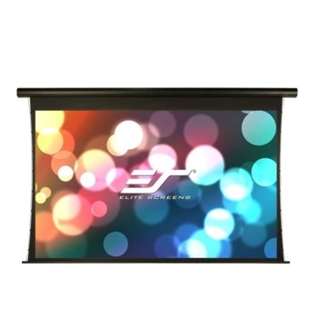 Екран Elite Screens Saker Tension SKT135UHW-E6, за стена, Black, 2990 x 1681 мм, 135" (342.9 cm), 16:9 | JAR Computers Elite Screens SKT135UHW-E6