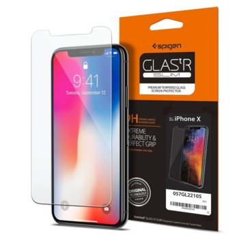 Spigen TemperedGlassGLAS.tR за iPhoneX 057GL22105