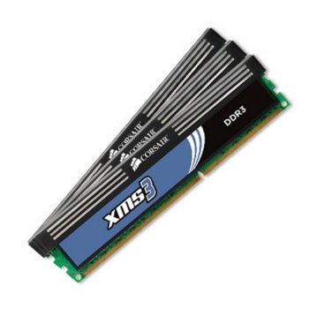 3x2GB DDR3 1600MHz Corsair TR3X6G1600C7