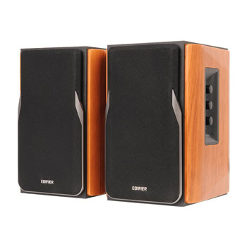 Тонколони Edifier R1380DB, 2.0, 42W RMS (21W + 21W), Bluetooth, Coaxial, Optical, 2x RCA, кафяви | JAR Computers Тонколони Edifier R1380DB