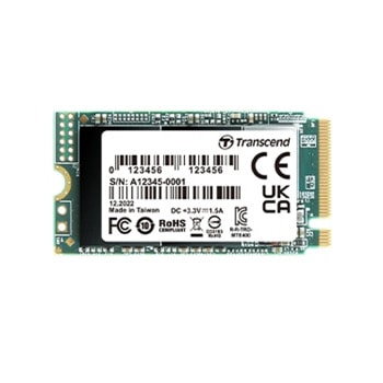 Памет SSD 256GB Transcend TS256GMTE400S, NVMe, M.2 (2242), скорост на четене до 2000MB/s, скорост на запис до 1000MB/s | JAR Computers Transcend 256GB PCIe SSD 400S