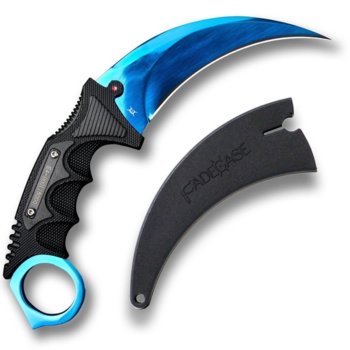 нож Fadecase Karambit Elite - Blue Steel