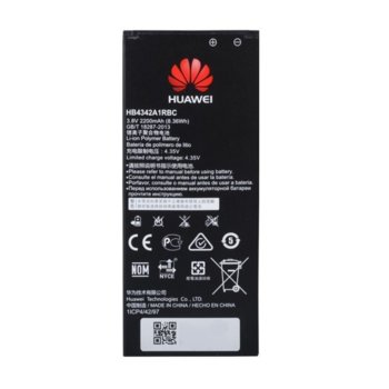 Батерия (оригинална) Huawei HB4342A1RBC за Huawei Y5 II, Y6, Y6 II compact, Honor 4A, 2200mAh/3.8V image
