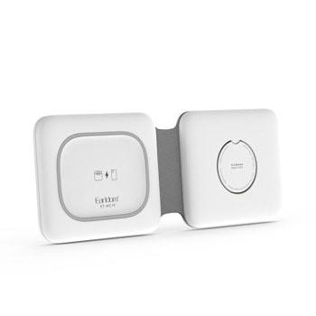 Зарядно устройствo Earldom ET-WC19, от USB C(ж) към безжично зареждане, 12V/2.0A, бяло | JAR Computers Earldom ET-WC19