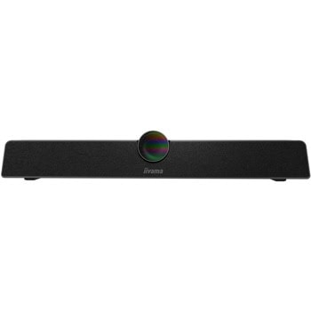 Видеоконферентна камера IIYAMA UC CAM120ULB-1, 12Mpix, 4K/UHD (2160p@30fps), 6x микрофона, 120-градусово зрително поле, 5x цифрово увеличение, AutoFraming, USB-C | JAR Computers IIYAMA UC CAM120ULB-1