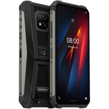 Смартфон Ulefone Armor 8 (черен), поддържа 2 SIM карти, 6.1" (15.49 cm) IPS LCD дисплей, осемядрен Mediatek MT6771 Helio P60 2.0GHz, 4GB RAM, 64GB Flash памет(+microSD слот), 16.0 + 5.0 + 2.0 & 8.0 Mpix камери, Android, 282g | JAR Computers Ulefone Armor 8 6937748733744