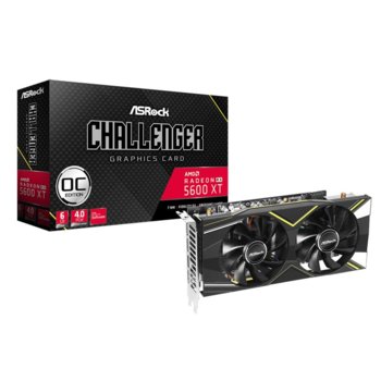 Видео карта AMD Radeon RX 5600 XT, 6GB, ASRock Challenger D OC, PCI-E, GDDR6, 192bit, DisplayPort, HDMI | JAR Computers ASRock Challenger D RX 5600 XT 6G OC
