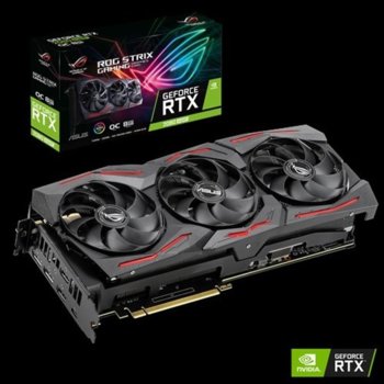 Видео карта Nvidia GeForce RTX 2080 SUPER, 8GB, Asus ROG Strix OC, PCI-E 3.0, GDDR6, 256 bit, 2x Display Port, 2x HDMI, 1x USB Type C | JAR Computers Asus ROG Strix GeForce RTX 2080 SUPER OC 8GB GDDR6