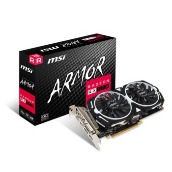 Видео карта AMD Radeon RX 570, 4GB, MSI Radeon RX 570 ARMOR 4G OC, PCI-E 3.0, GDDR5, 256bit, DisplayPort, HDMI, DVI | JAR Computers MSI RX 570 ARMOR 4G OC