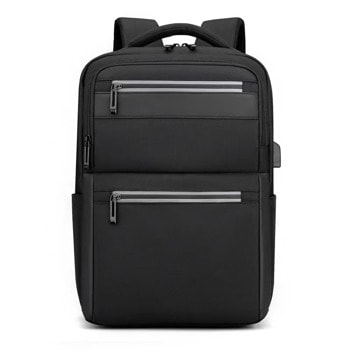 Раница за лаптоп BP-28, до 15.6" (39.62cm), полиестер, черна | JAR Computers Раница за лаптоп BP-28 15.6" 45307