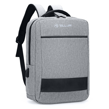 Раница за лаптоп Tellur Nomad, до 15.6" (39.62 cm), USB порт, сива | JAR Computers Tellur Nomad TLL611302