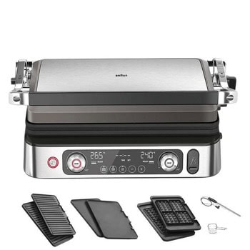 Грил преса Braun CG 9167, незалепваща повърхност, термостат, 2200W | JAR Computers Braun CG9167