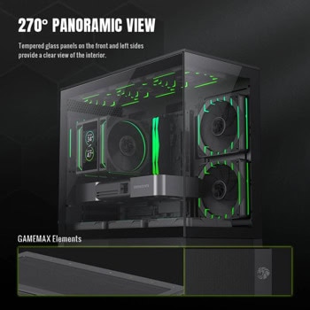 Gamemax Vista 2 MB Black GM-VISTA-2-MB