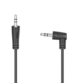Кабел HAMA 205286, от 3.5mm жак(м) към 3.5mm жак(м), 1.5m, черен, стерео | JAR Computers кабел hama jack 3.5 м to jack 3.5 м 1.5m black