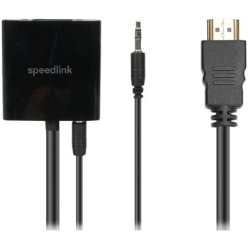 Преходник SpeedLink от HDMI(м) към VGA(ж)