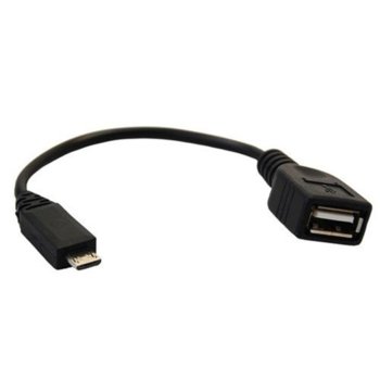 Кабел USB F to USB Micro 30 см-18080