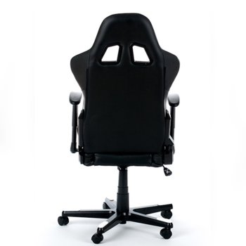 Геймърски стол DXRacer F-series Gaming Chair OH/FE08/NW, черен/бял | JAR Computers DXRacer F-series Gaming Chair - черен/бял