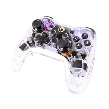 Геймпад Marvo GT-88, безжичен, USB, за PC/PS4/PS3/Nintendo Switch/iOS/Android, прозрачен | JAR Computers Геймпад Marvo GT-88
