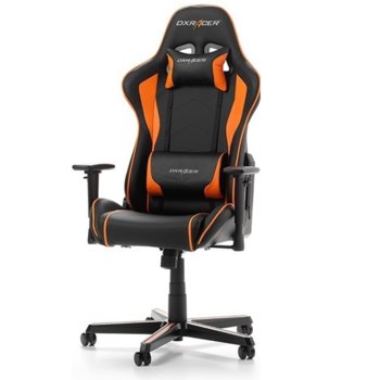 Геймърски стол DXRacer Formula OH/FH08/NO, черен/оранжев | JAR Computers DXRacer FORMULA OH/FH08/NO