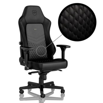 noblechairs HERO Real Leather Black