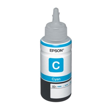 МАСТИЛО EPSON L110/L210/L300/L355//L550 - Cyan ink bottle 70ml - №C13T66424A - Заб.: 6500p | JAR Computers Epson T6642 Cyan ink bottle 70ml