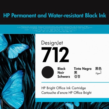 HP 712 38-ml Black Ink Cartridge 3ED70A