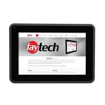 Индустриален монитор Faytech FT101TMBCAPOB, 10.1" (25.65 cm) WXGA Touchscreen, HDMI, DVI-D, VGA | JAR Computers Faytech FT101TMBCAPOB 1010501654