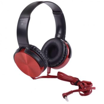 HEADPHONES HZ-450+mic Red