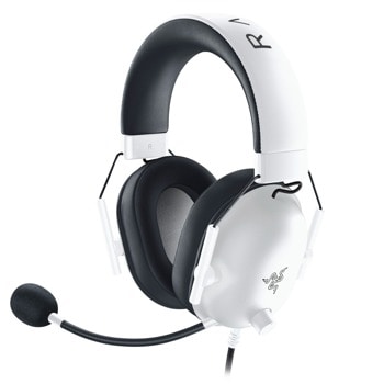 Слушалки Razer Blackshark V2 X White (RZ04-03240700-R3M1), микрофон, виртуален 7.1 Surround, 3.5mm жак, 50мм говорители, бели | JAR Computers Razer Blackshark V2 X White RZ04-03240700-R3M1