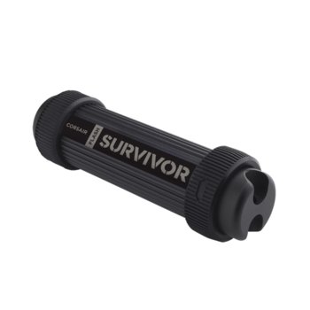 Памет 128GB USB Flash Drive, Corsair Flash Survivor Stealth, USB 3.0, черна | JAR Computers Corsair Survivor Stealth 128GB