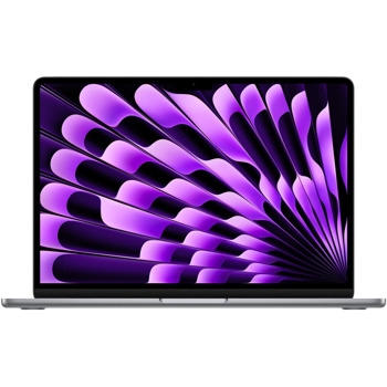 Лаптоп Apple MacBook Air 13.6 M3 (MXCR3ZE/A)(Space Grey), осемядрен Apple M3 4.05GHz, 13.6" (34.54cm) Liquid Retina IPS Display, 16GB LPDDR5, 512GB SSD, 2x Thunderbolt 4, macOS, десетядрен М3 GPU, Intl. KBD | JAR Computers Apple MacBook Air 13.6 M3 16/512GB MXCR3ZE/A