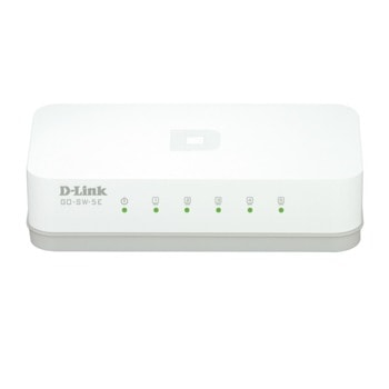 Суич D-Link GO-SW-5E, 5Port 100Mbps | JAR Computers D-LINK GO-SW-5E 100TP/5 PORT
