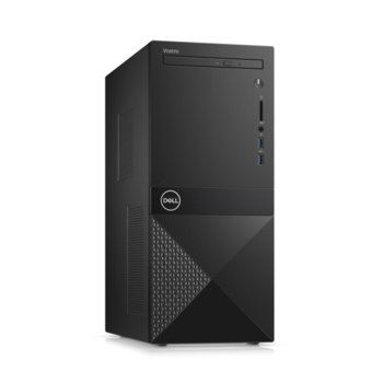 Настолен компютър Dell Vostro 3671 MT (N204VD3671EMEA01_R2005_22NM), четириядрен Coffee Lake Intel Core i3-9100 3.6/4.2 GHz, 4GB DDR4, 1TB HDD, 2x USB 3.1 Gen 1, клавиатура и мишка, Windows 10 Pro | JAR Computers Dell Vostro 3671 MT N204VD3671EMEA01_R2005_22NM