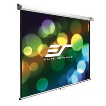 Екран Elite Screens, 100" (254 cm), за стена/таван, 2 г. гаранция | JAR Computers Elite Screens M100H 100 White
