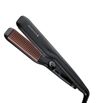Преса за коса Remington S3580 Ceramic Crimp, керамично покритие, черна | JAR Computers Remington S3580