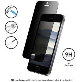 Eiger Privacy 2.5D Glass iPhone 5/5S/SE EGSP00224