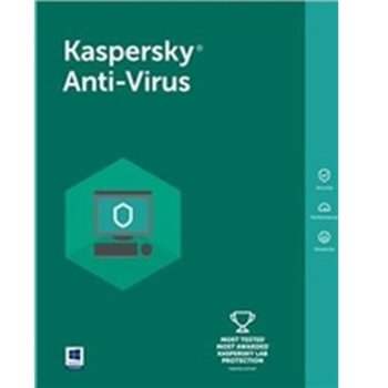 Софтуер Kaspersky Anti-Virus Eastern Europe Edition Base Box, лиценз за 1 година, 1 потребител, Windows image