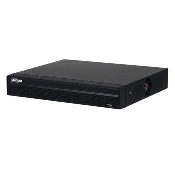 Хибриден видеорекордер Dahua NVR4104HS-P-4KS3, 4 канала, Smart H.265+/H.265/Smart H.264+/H.264, 1x SATA до 20TB, 2x USB 2.0, 1x RJ-45, 1x HDMI, 1x VGA | JAR Computers Dahua NVR4104HS-P-4KS3