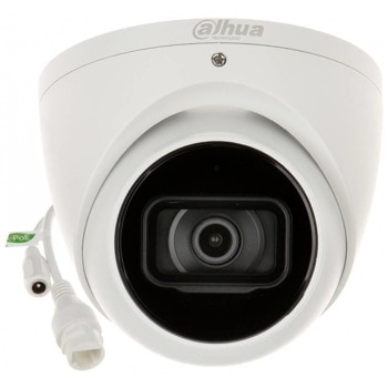 IP камера Dahua IPC-HDW5541TM-ASE-0280B, куполна камера, 5Mpx (2592x1944@20fps), 2.8mm обектив, H.265+/H.265/H.264+/H.264/MJPEG, IR осветеност (до 50м), външна IP67, PoE, RJ-45, SD карта до 256 GB | JAR Computers Dahua IPC-HDW5541TM-ASE-0280B