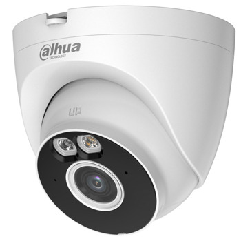 IP камерa Dahua T3A-PV-0280B Turret (Разопакован продукт), куполна камера, 3MPix(2304x1296@30fps), 2.8mm обектив, H.265/H.264/H.264H/H.264B/MJPEG, IR осветление (до 30m), външна IP67, Wi-Fi, microSD до 256GB, микрофон, говорител | JAR Computers Dahua T3A-PV-0280B Turret Разопакован продукт