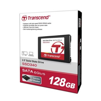 Transcend 128GB 2.5 SSD340 SATA3 Synchronous MLC