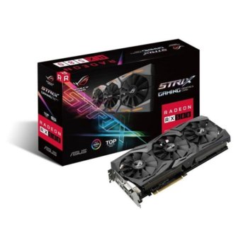 Видео карта AMD Radeon RX 580, 8GB, Asus Republic Of Gamers Strix Gaming, PCI-E 3.0, GDDR5, 256 bit, 2x DisplayPort, 2x HDMI, DVI | JAR Computers Asus ROG-STRIX-RX580-T8G-GAMING