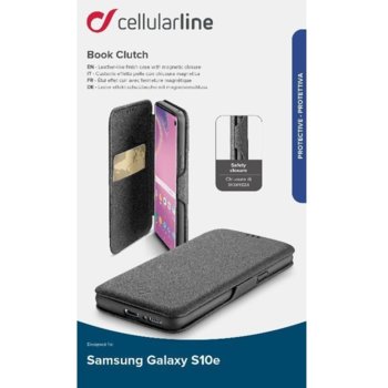 Cellular Line BookClutch Samsung Galaxy S10e black